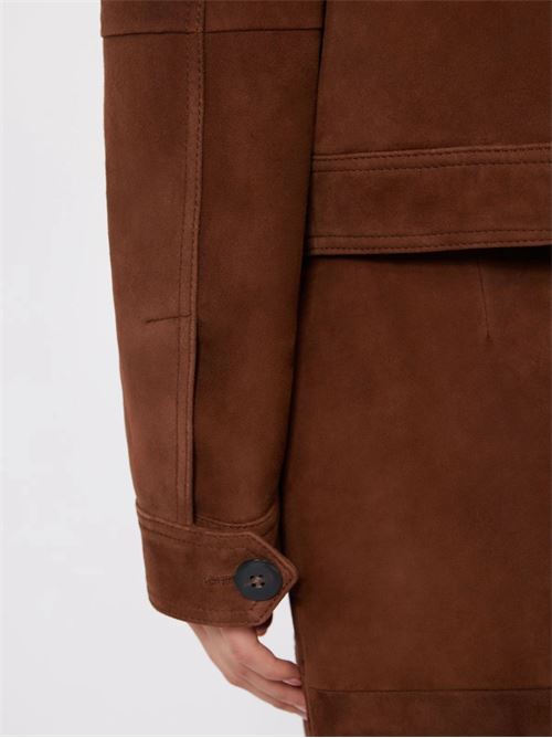 Suede jacket MAX MARA STUDIO | 2616441021600MSTBAIA002